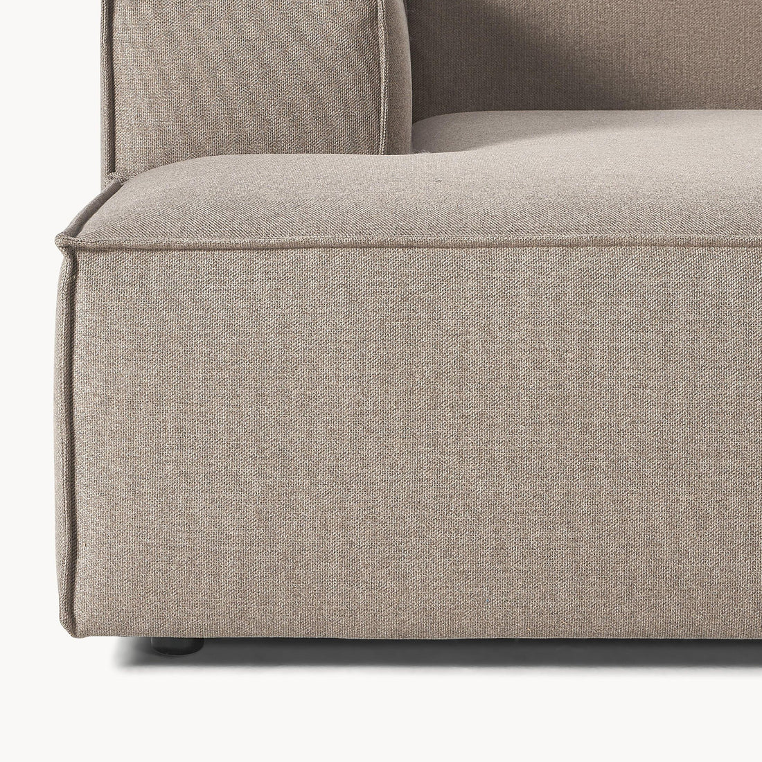 Trevi L-Shape Sofa in Rust Gray