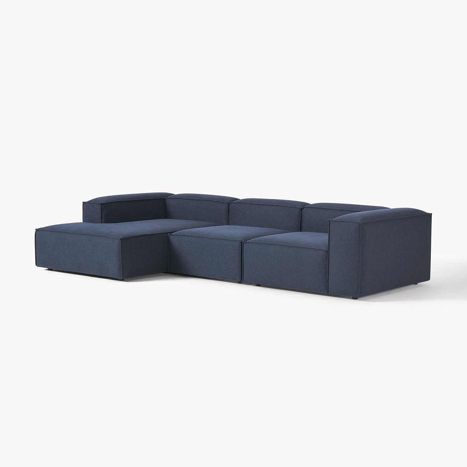 Trevi L-Shape Sofa in Blue