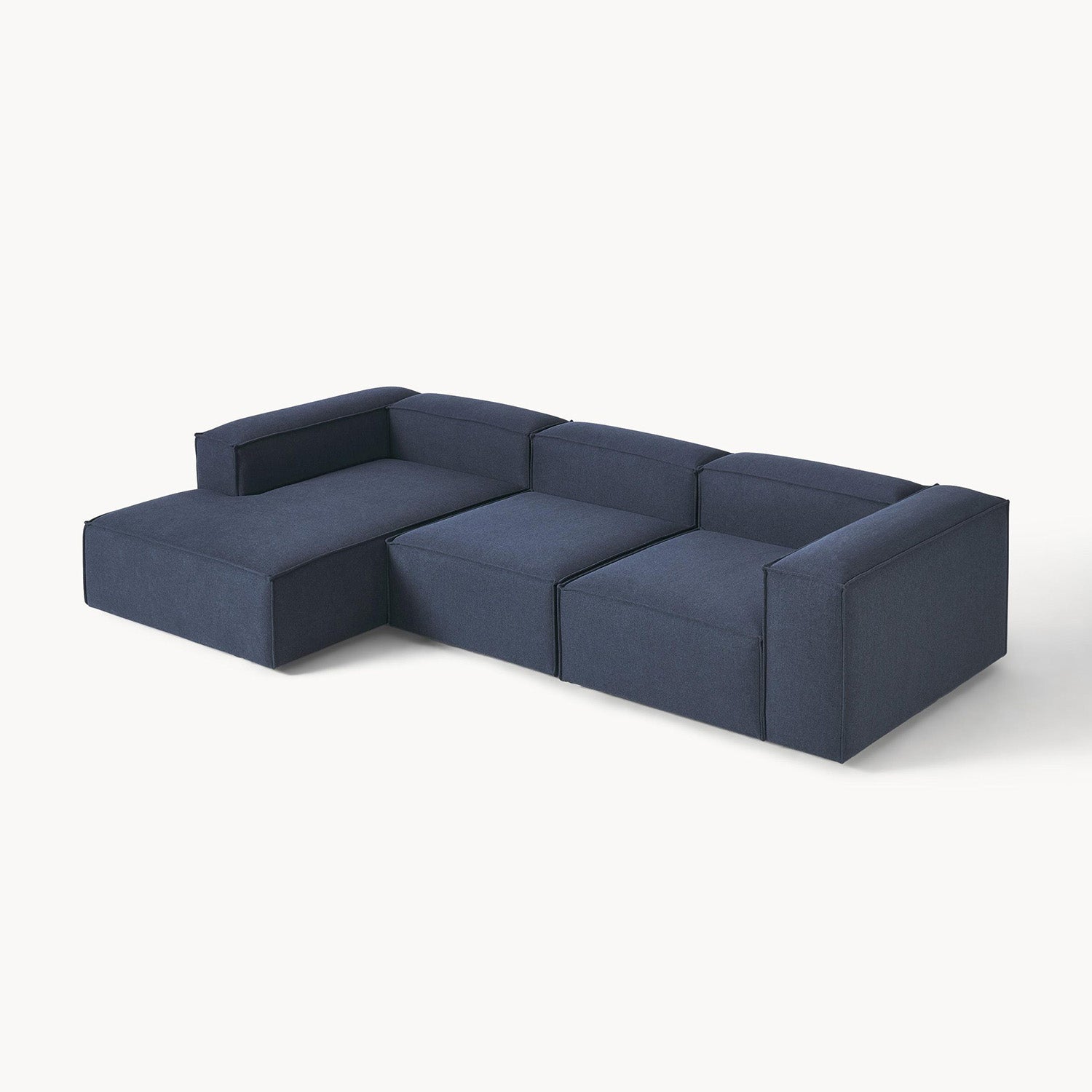 Trevi L-Shape Sofa in Blue