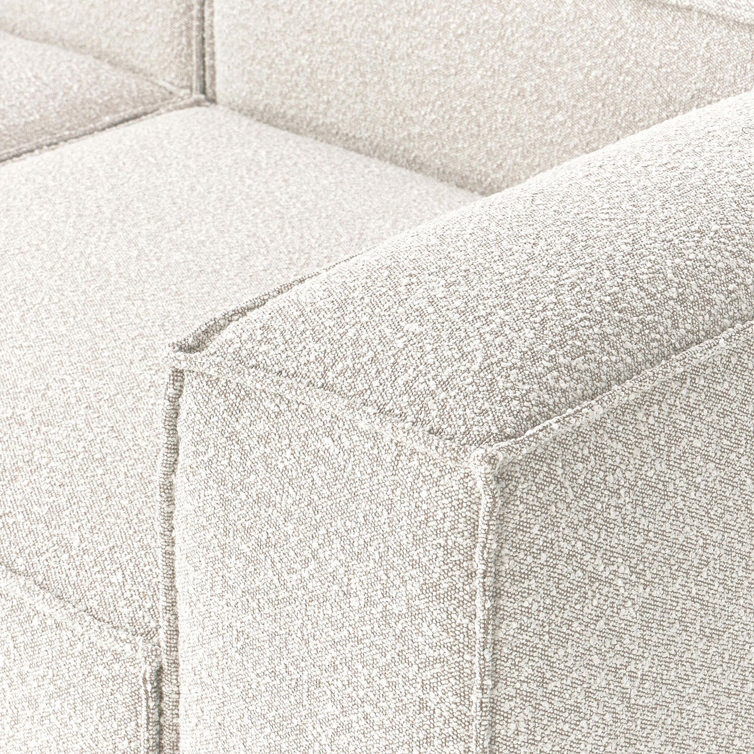 Trevi L-Shape Sofa in White