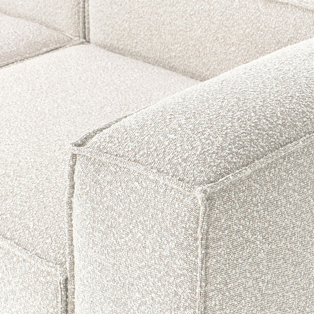 Trevi L-Shape Sofa in White