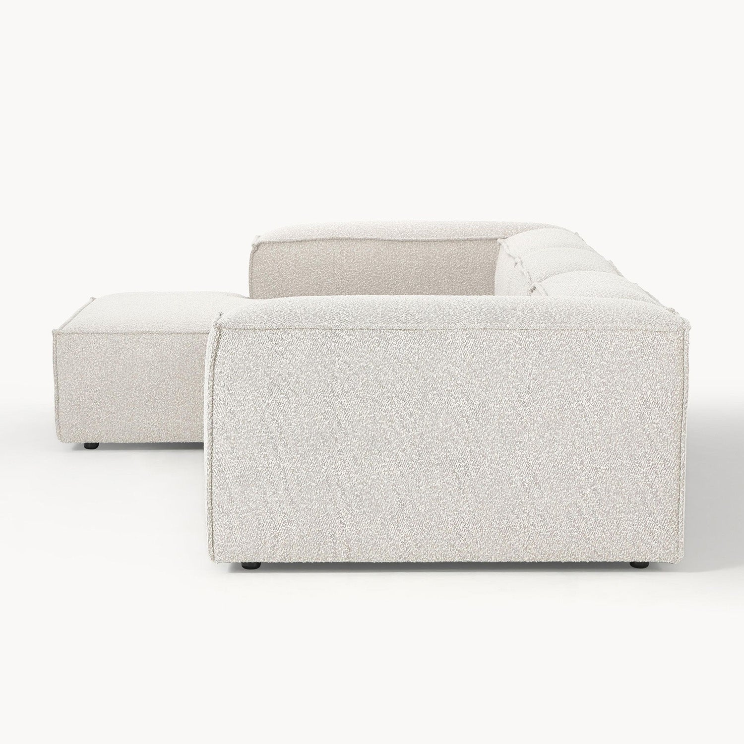 Trevi L-Shape Sofa in White
