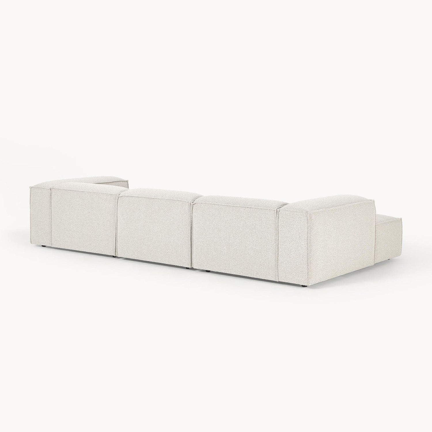Trevi L-Shape Sofa in White