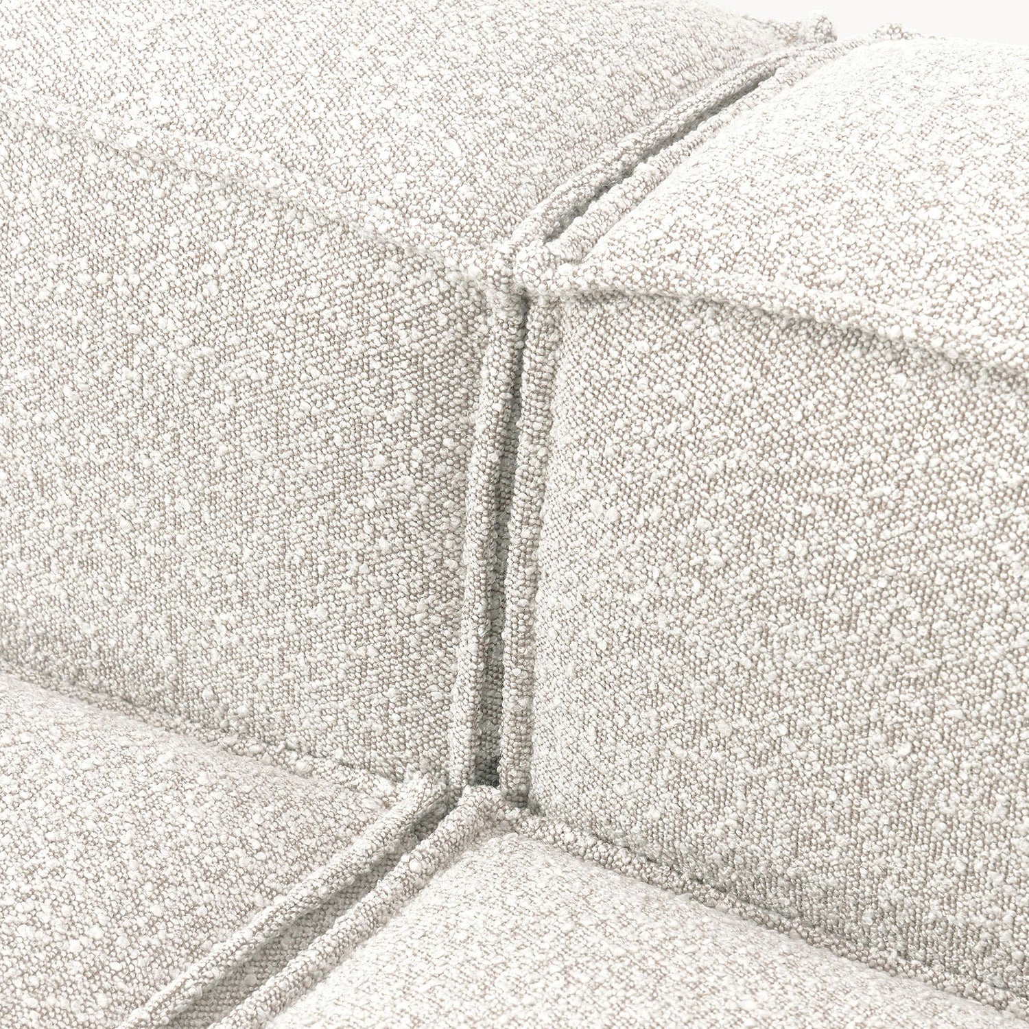 Trevi L-Shape Sofa in White