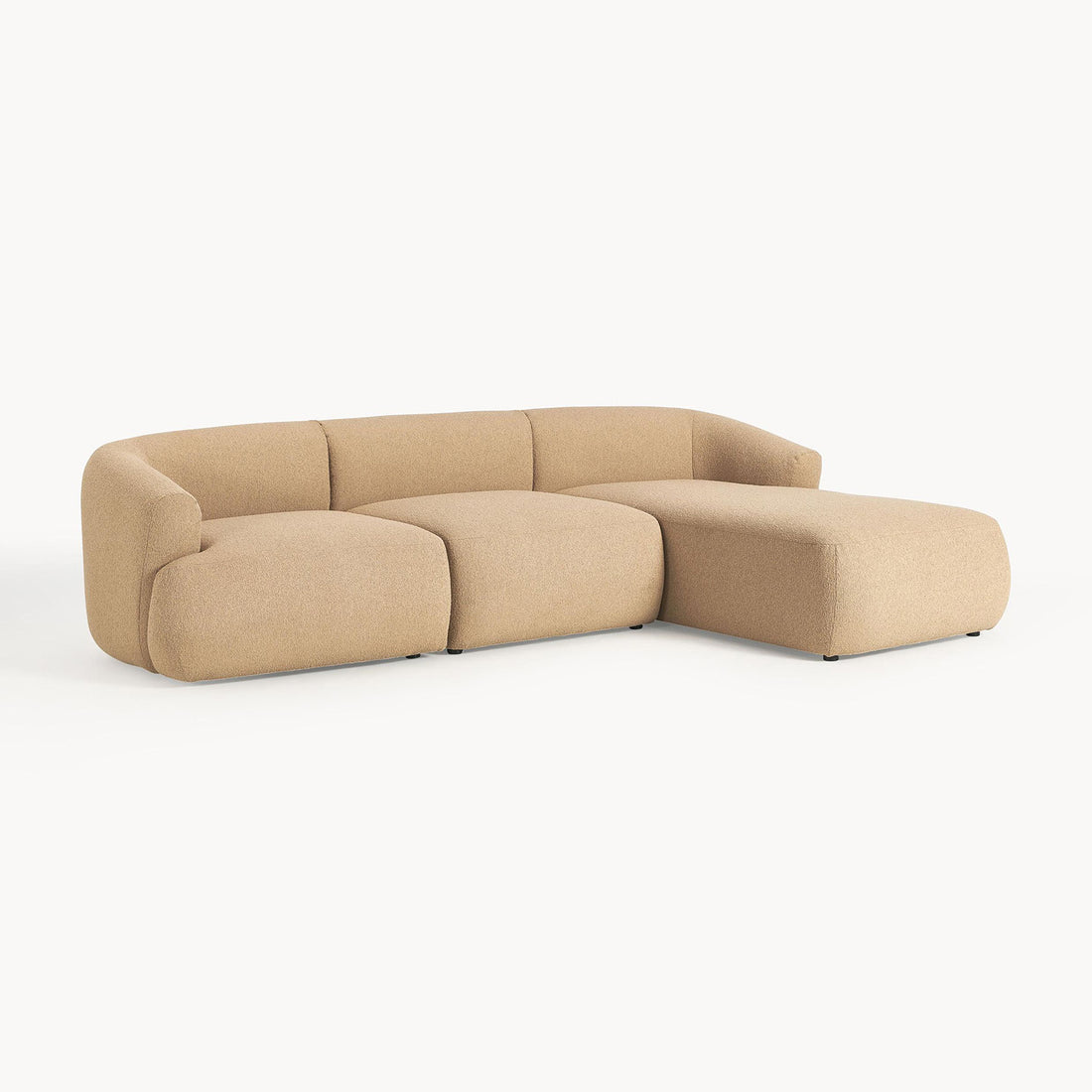 Brera L-Shape Sofa in Beige