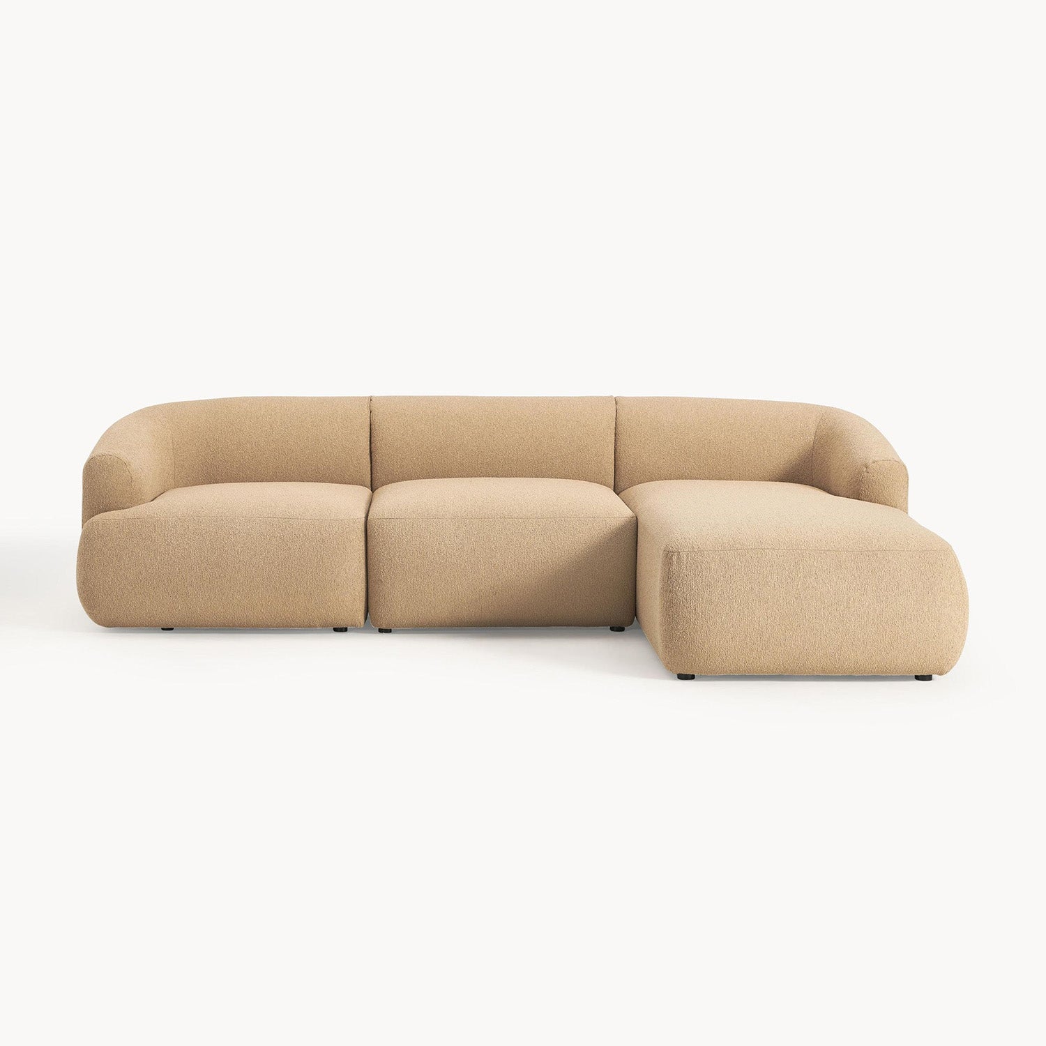 Brera L-Shape Sofa in Beige