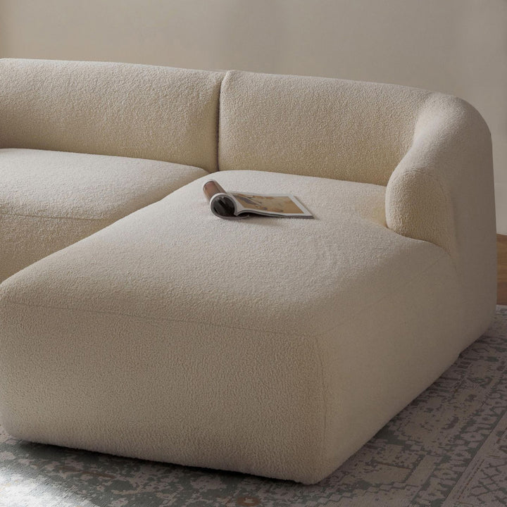 Brera L-Shape Sofa in Off White