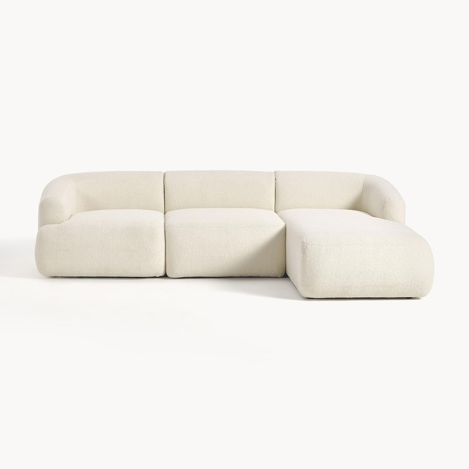 Brera L-Shape Sofa in Off White