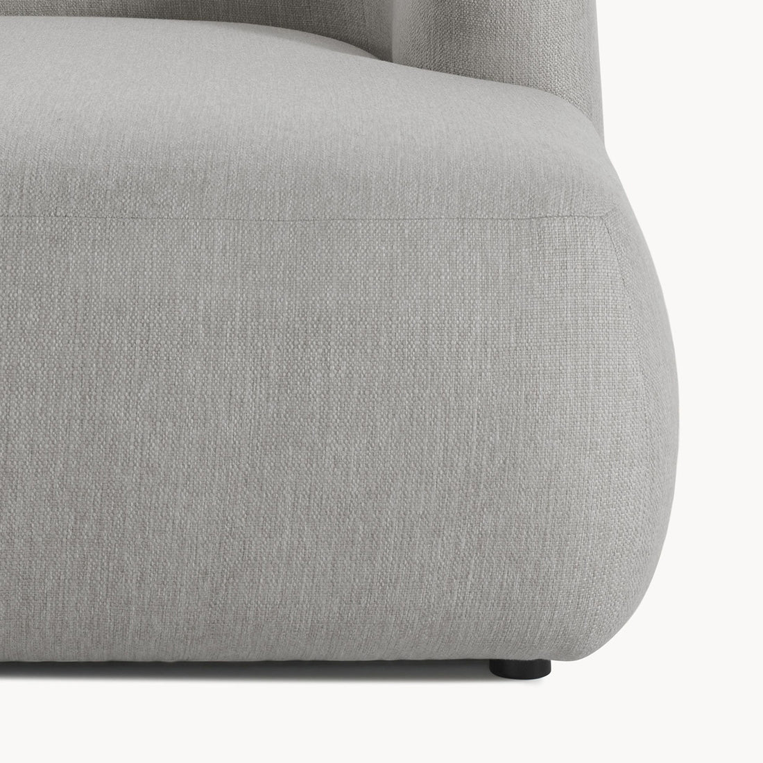 Brera L-Shape Sofa in Beige Silver Gray