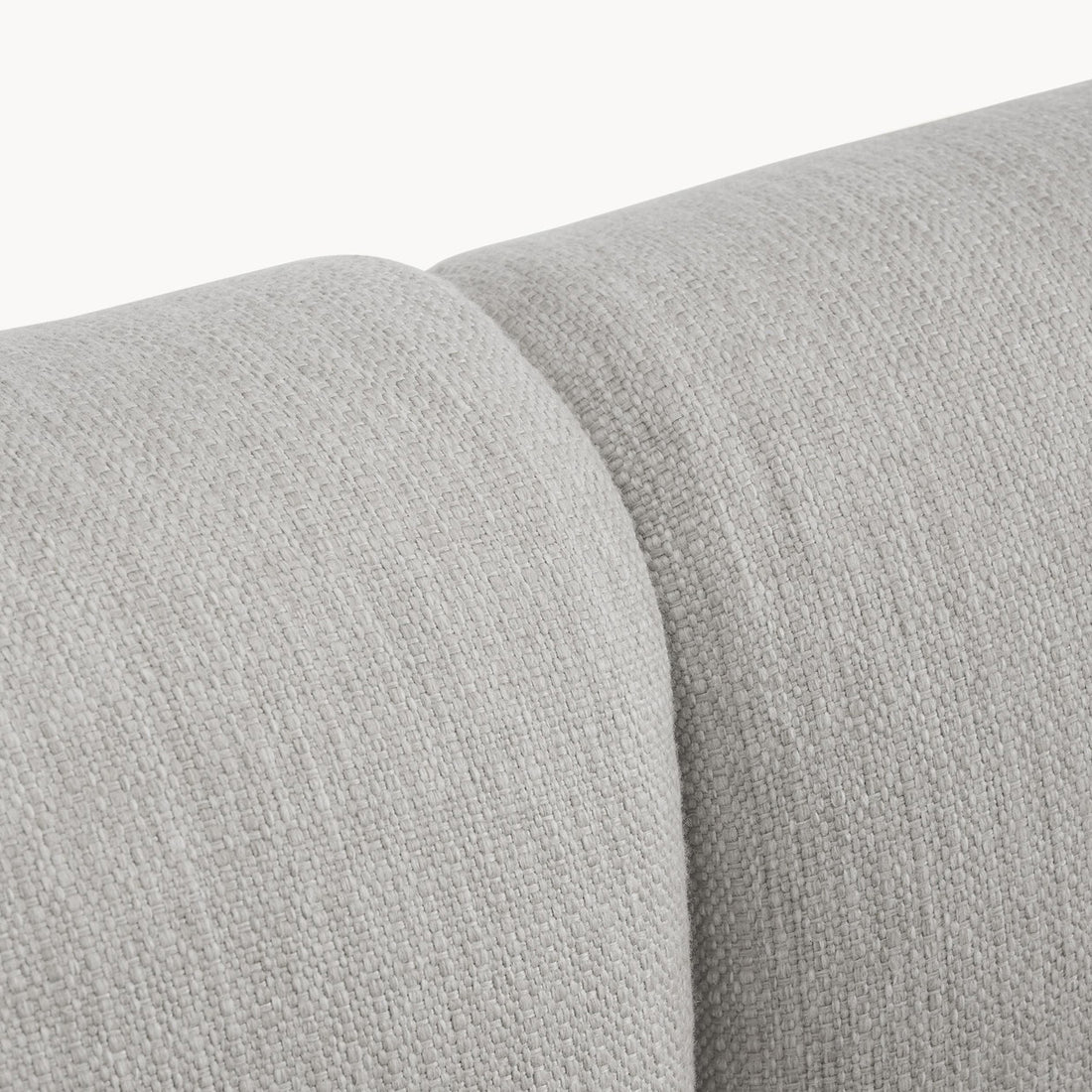 Brera L-Shape Sofa in Beige Silver Gray