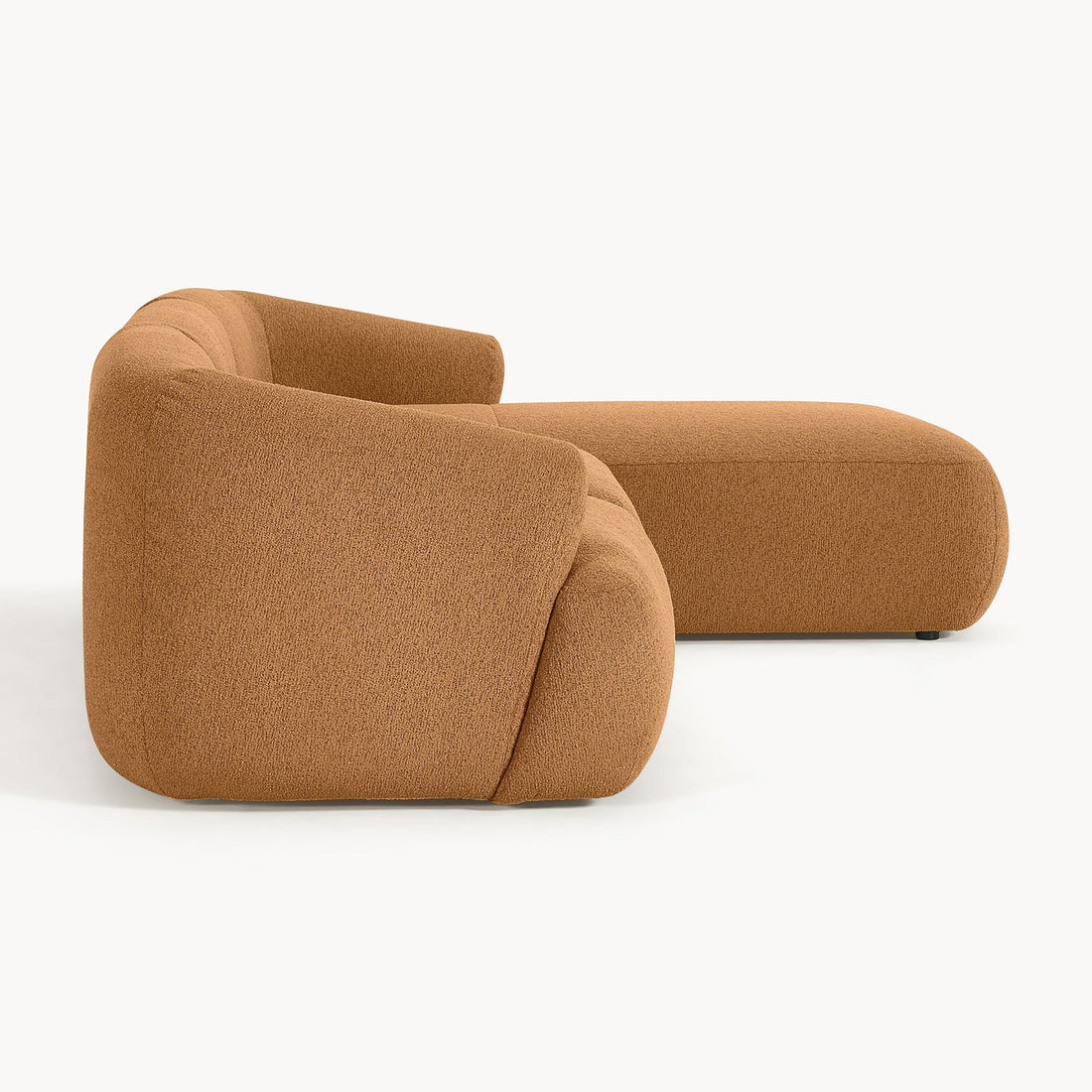 Brera L-Shape Sofa in Rustic Brown