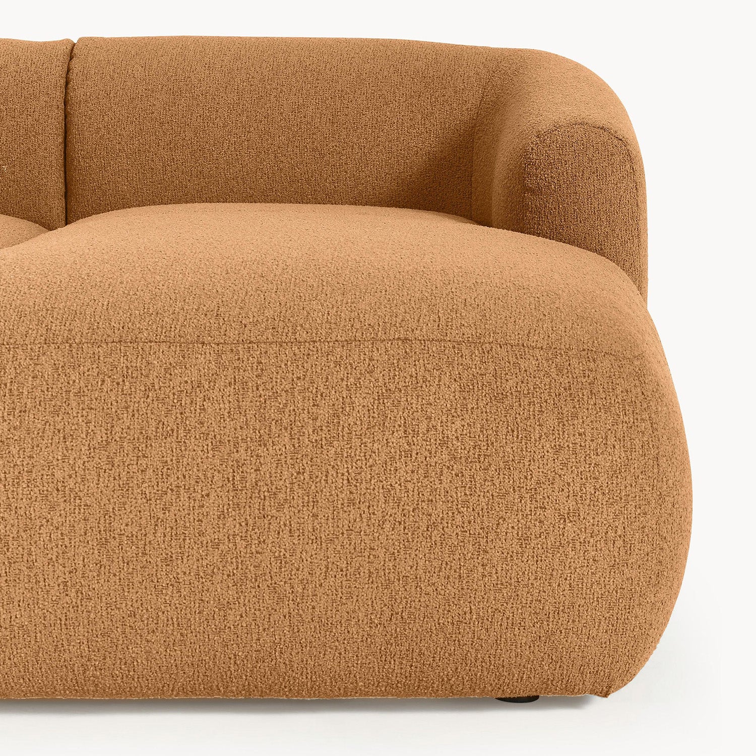 Brera L-Shape Sofa in Rustic Brown
