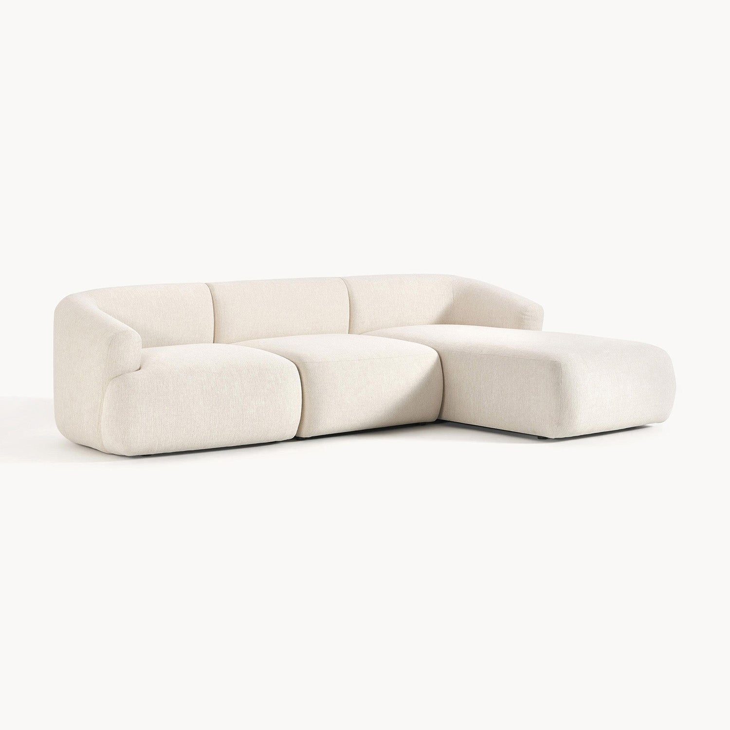 Brera L-Shape Sofa in White