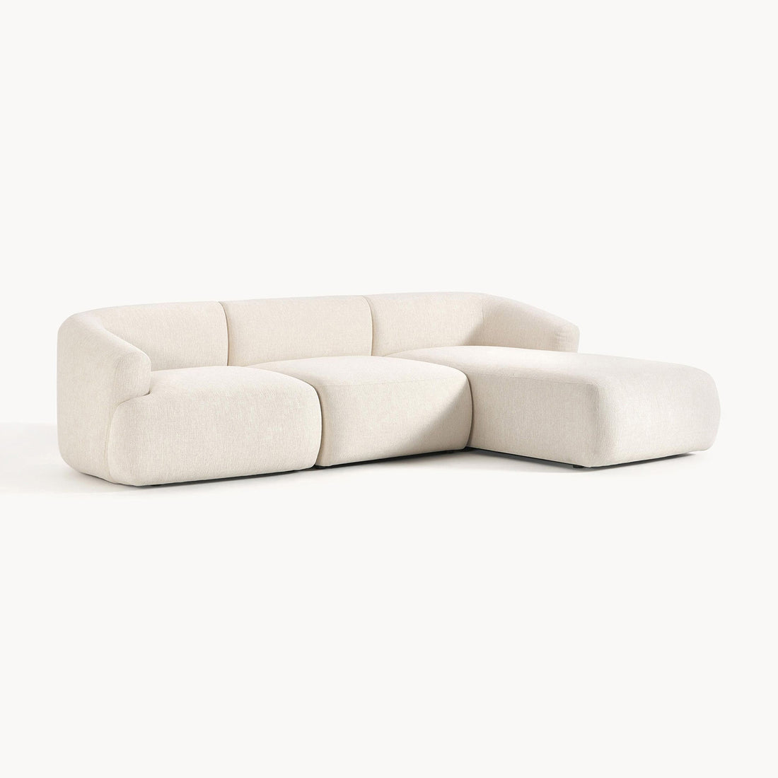 Brera L-Shape Sofa in White