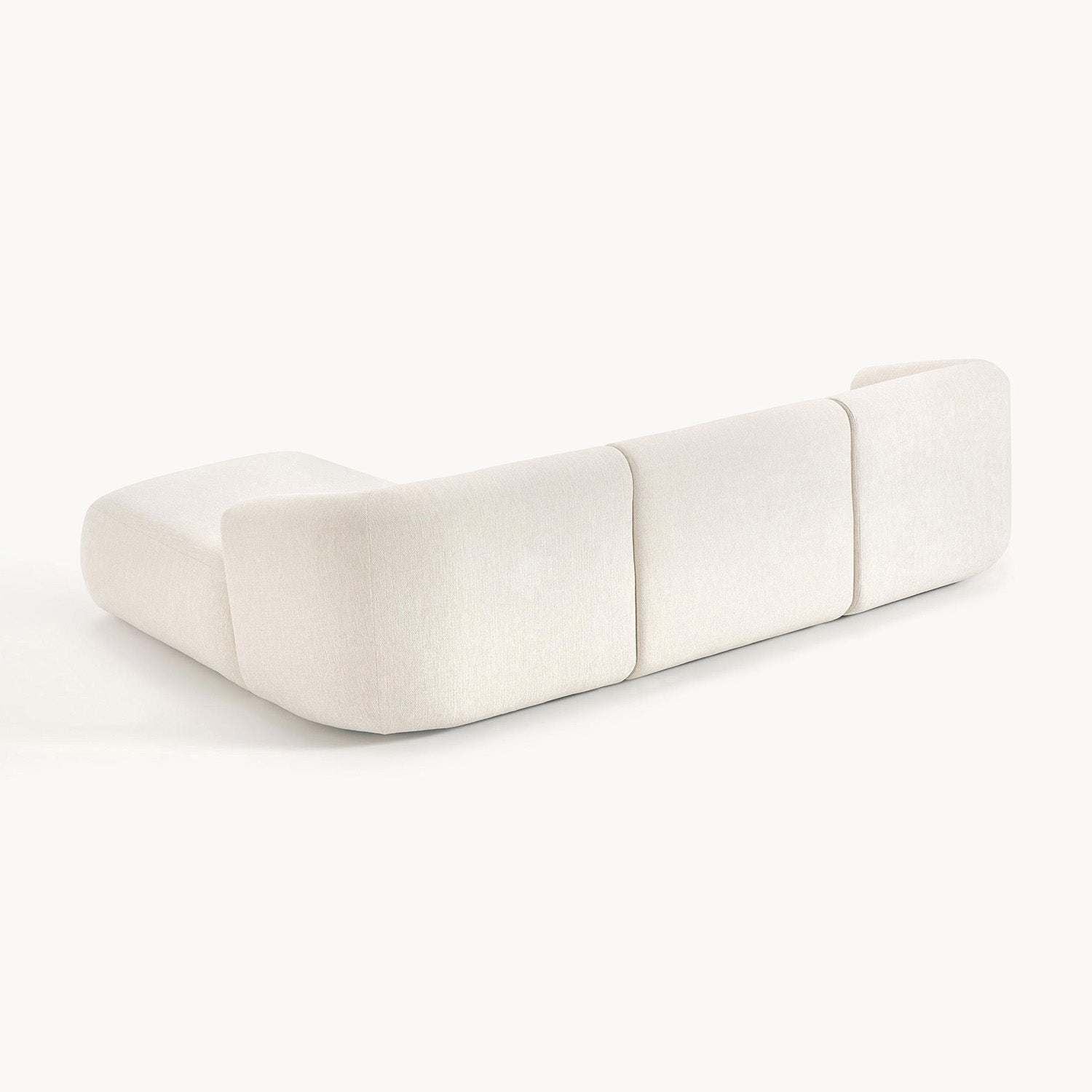 Brera L-Shape Sofa in White