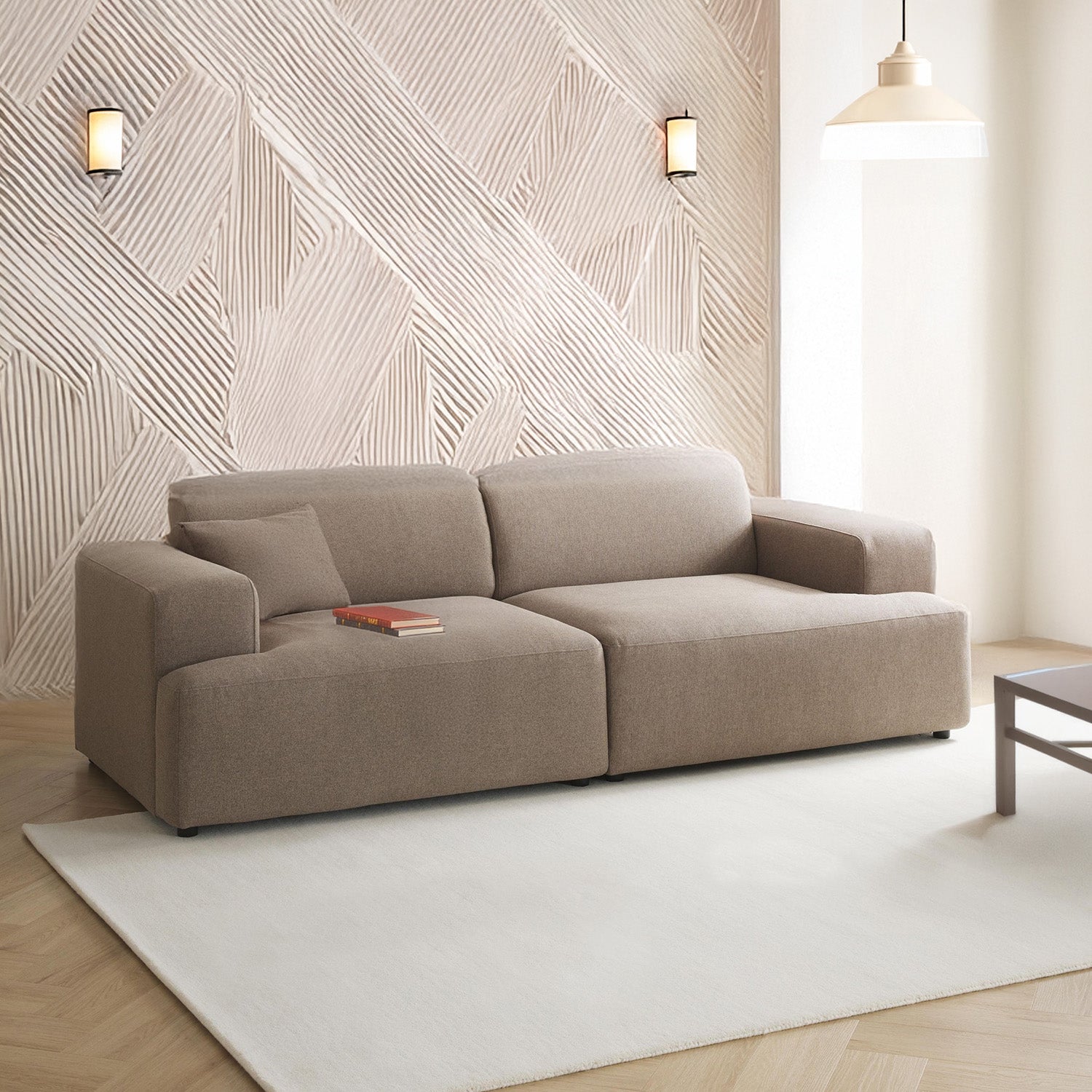 Elba 2 Seater Sofa - Dusty Mauve – BLCK Homes