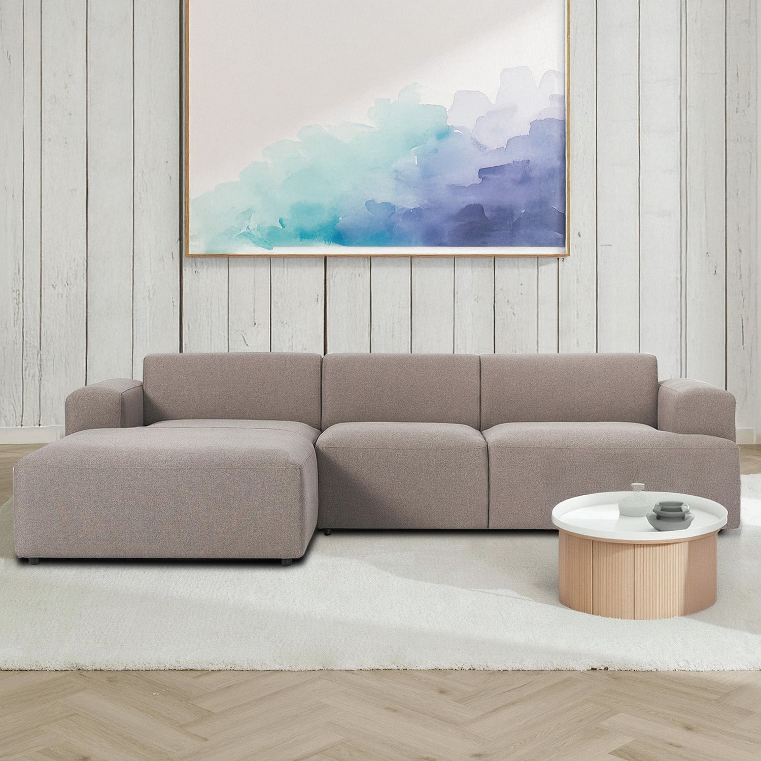 Dolomiti L Shape Sofa - Gray – BLCK Homes