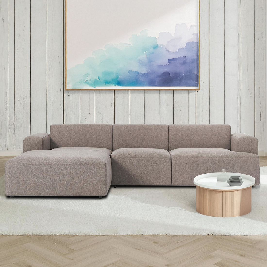 Dolomiti L Shape Sofa - Gray – BLCK Homes