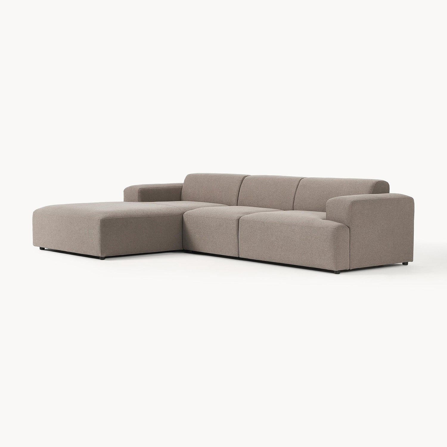 Dolomiti L-Shape Sofa in Gray