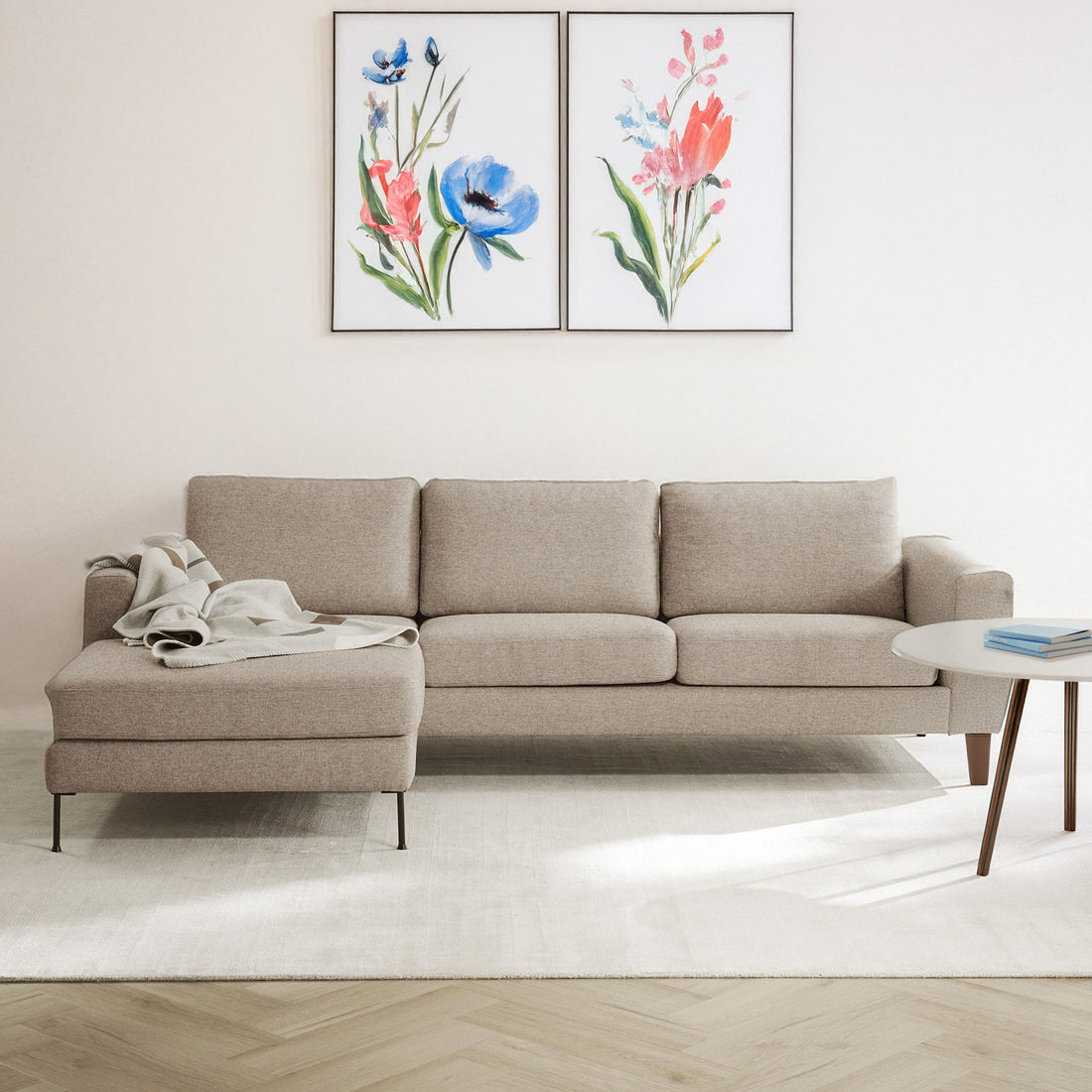 Garda L Shape Sofa - Off White – BLCK Homes