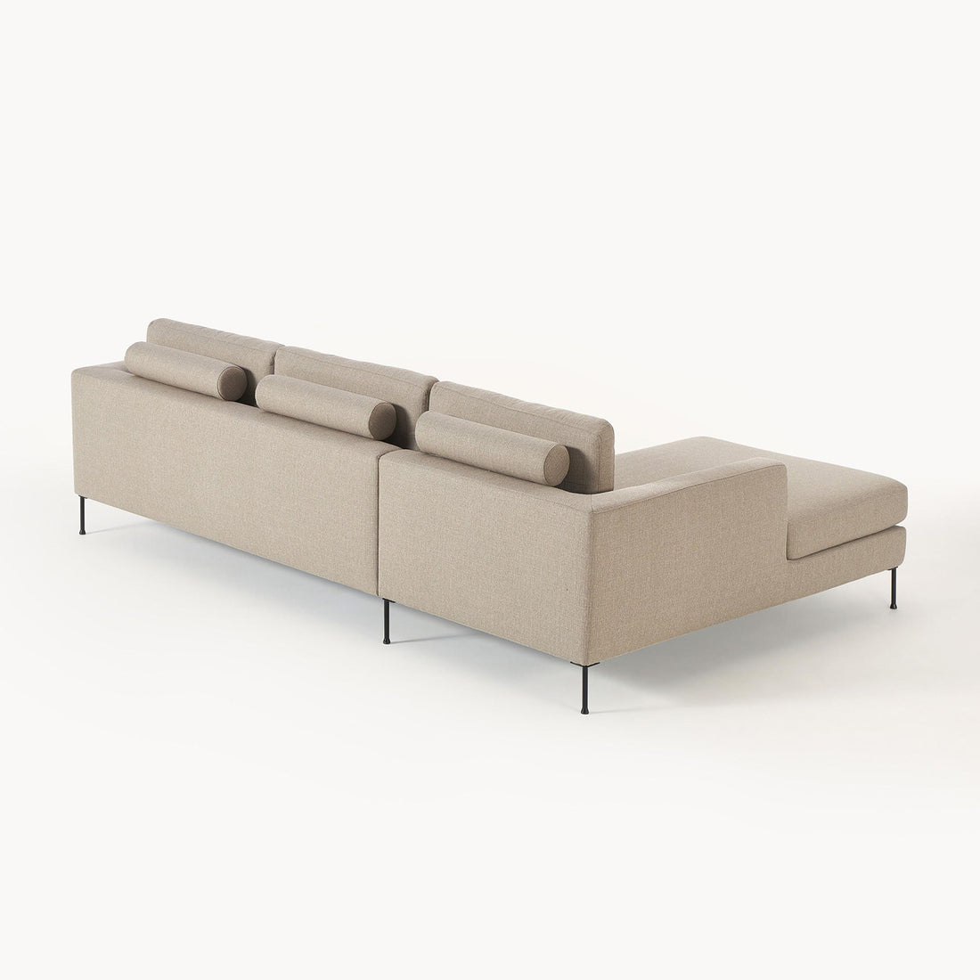 Garda L-Shape Sofa in Off White
