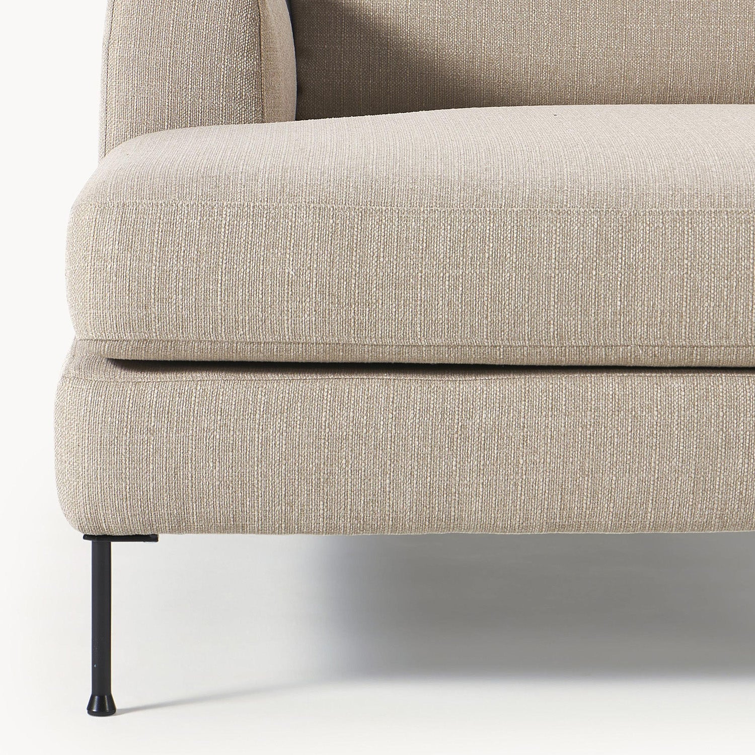 Garda L-Shape Sofa in Off White