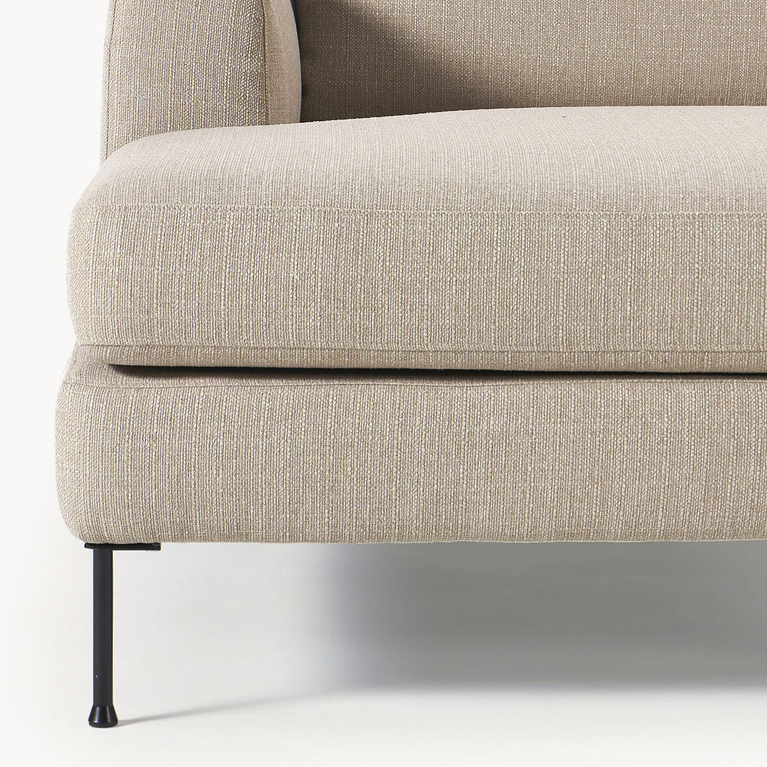 Garda L-Shape Sofa in Off White