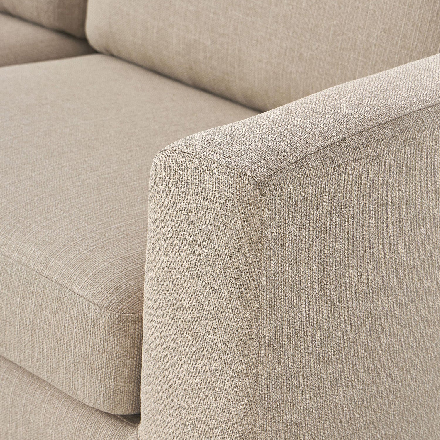 Garda L-Shape Sofa in Off White