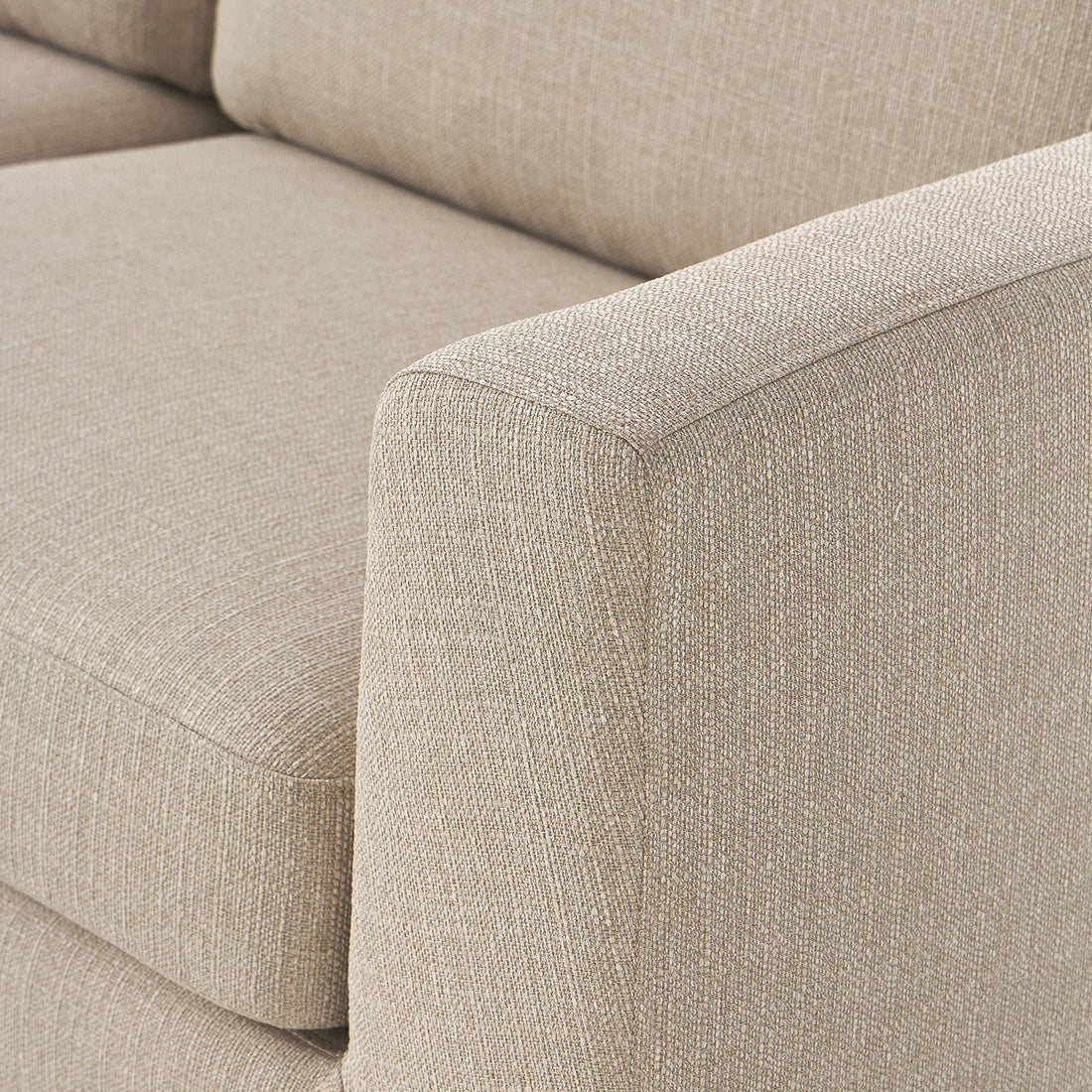 Garda L-Shape Sofa in Off White