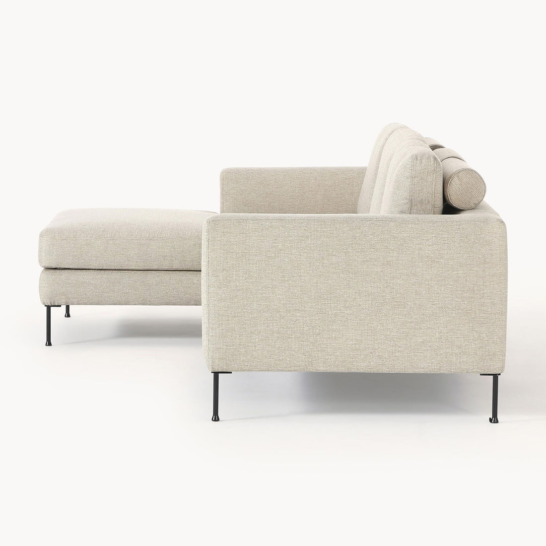 Garda L-Shape Sofa in White