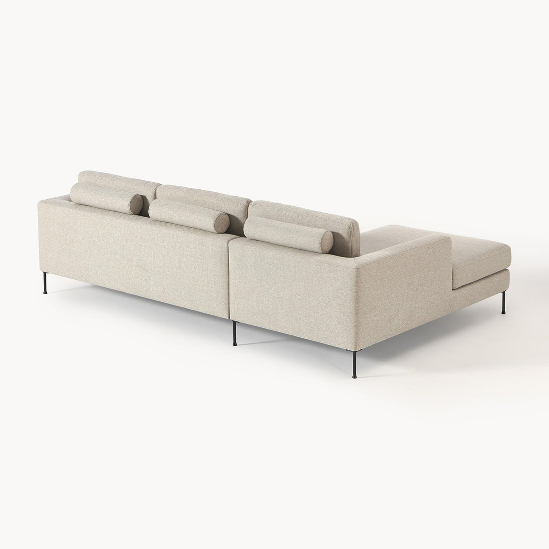 Garda L-Shape Sofa in White
