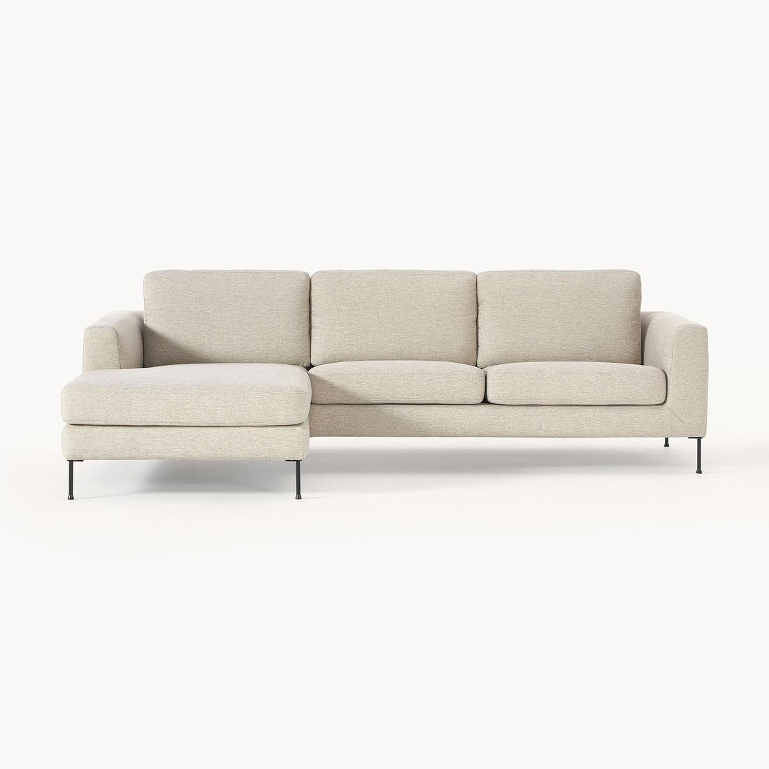 Garda L-Shape Sofa in White