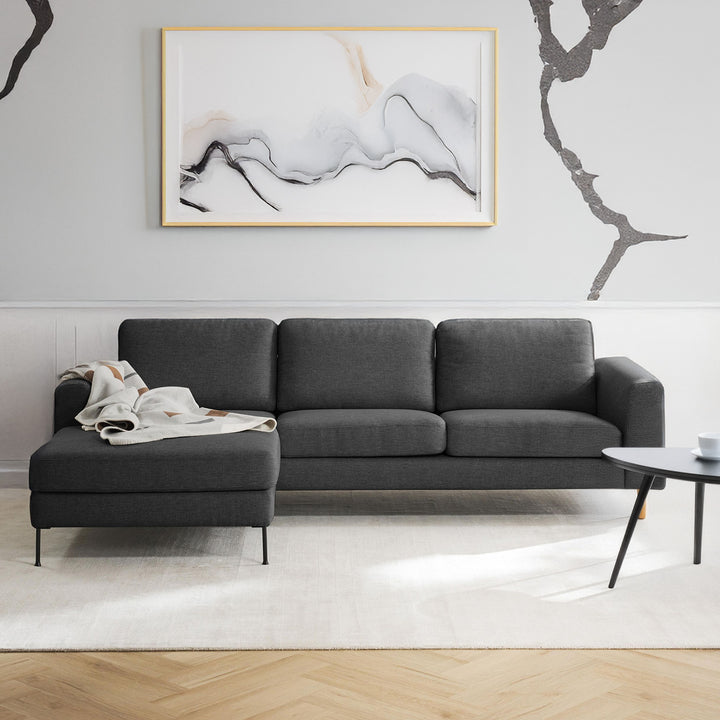 Garda L Shape Sofa - Black – BLCK Homes