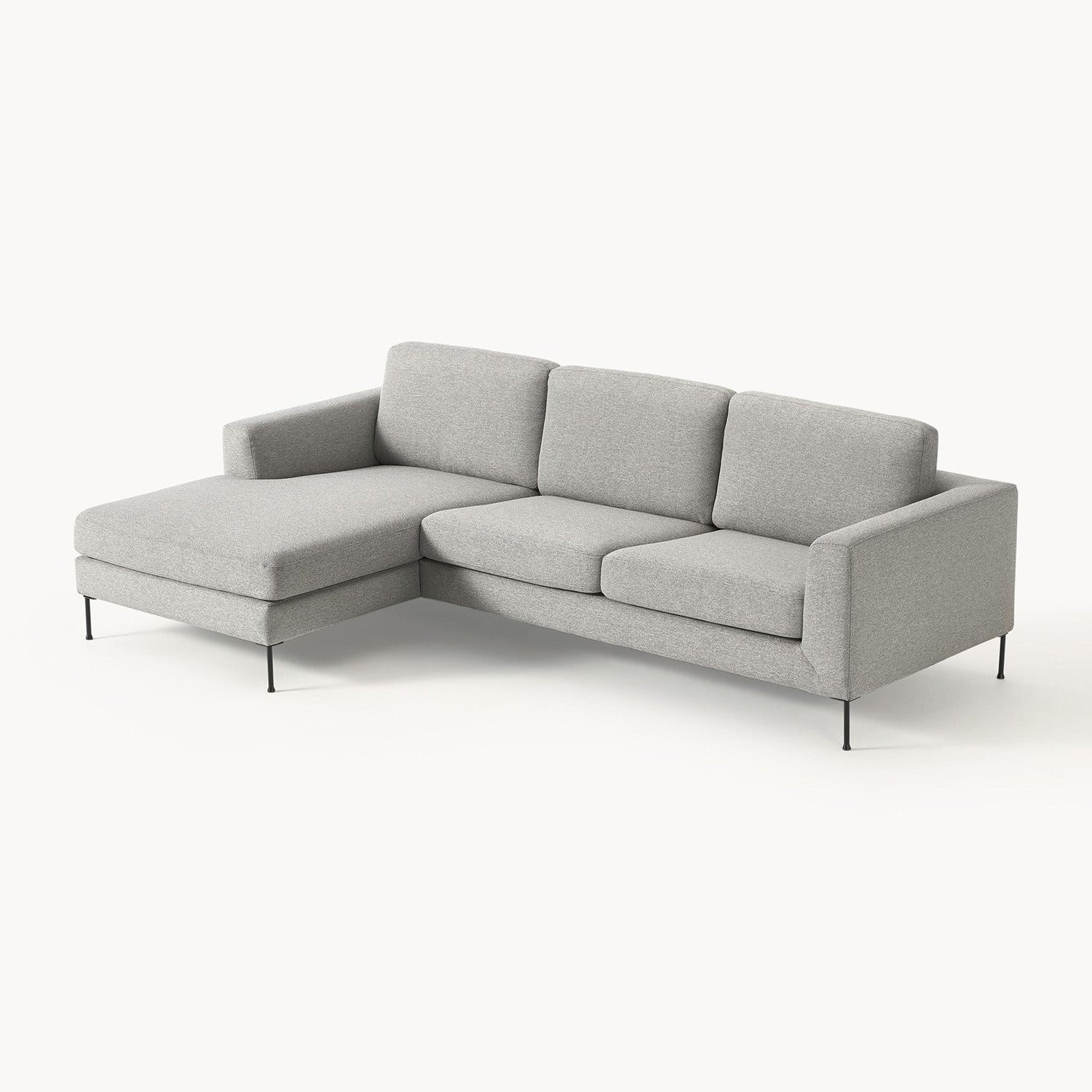Garda L-Shape Sofa in Gray