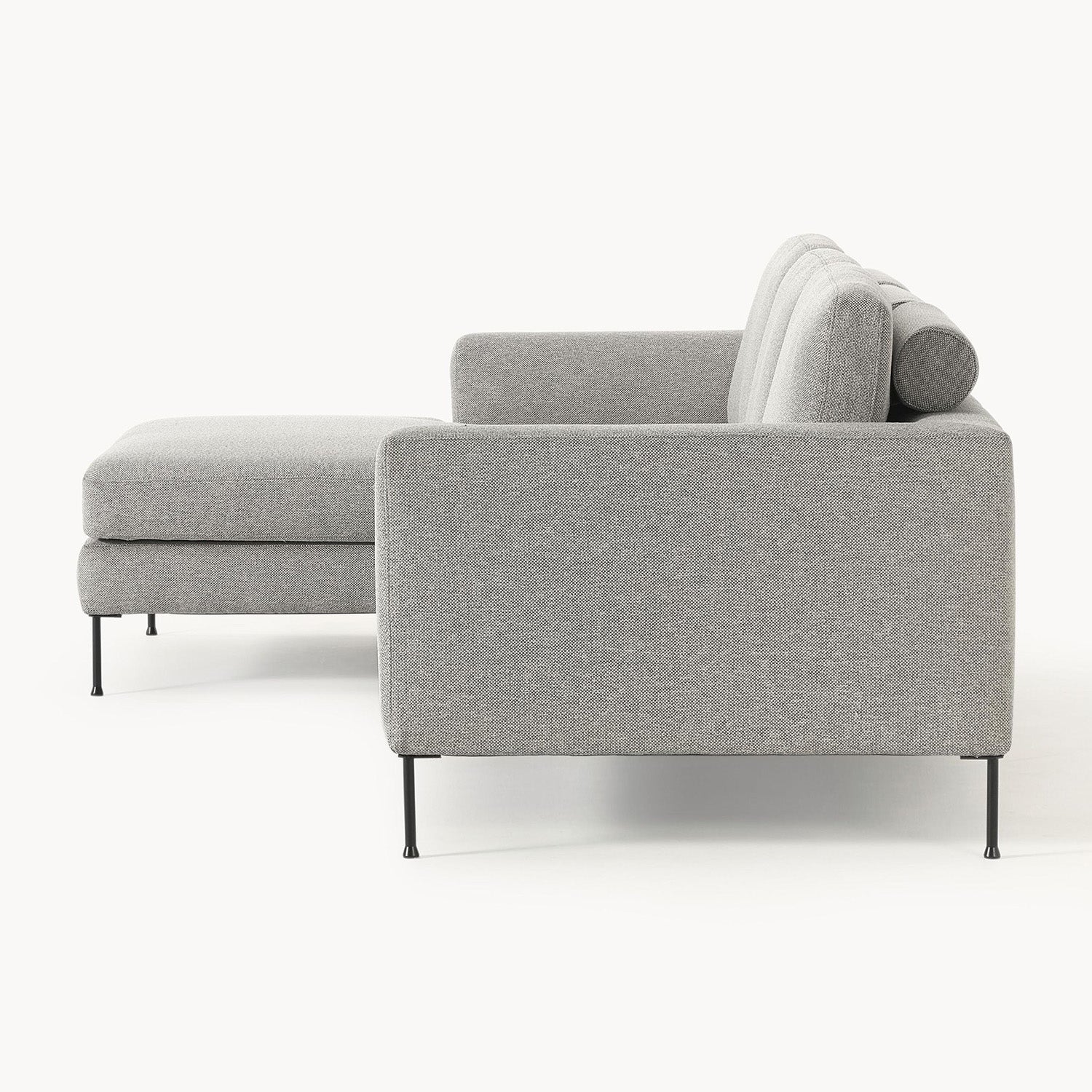 Garda L-Shape Sofa in Gray
