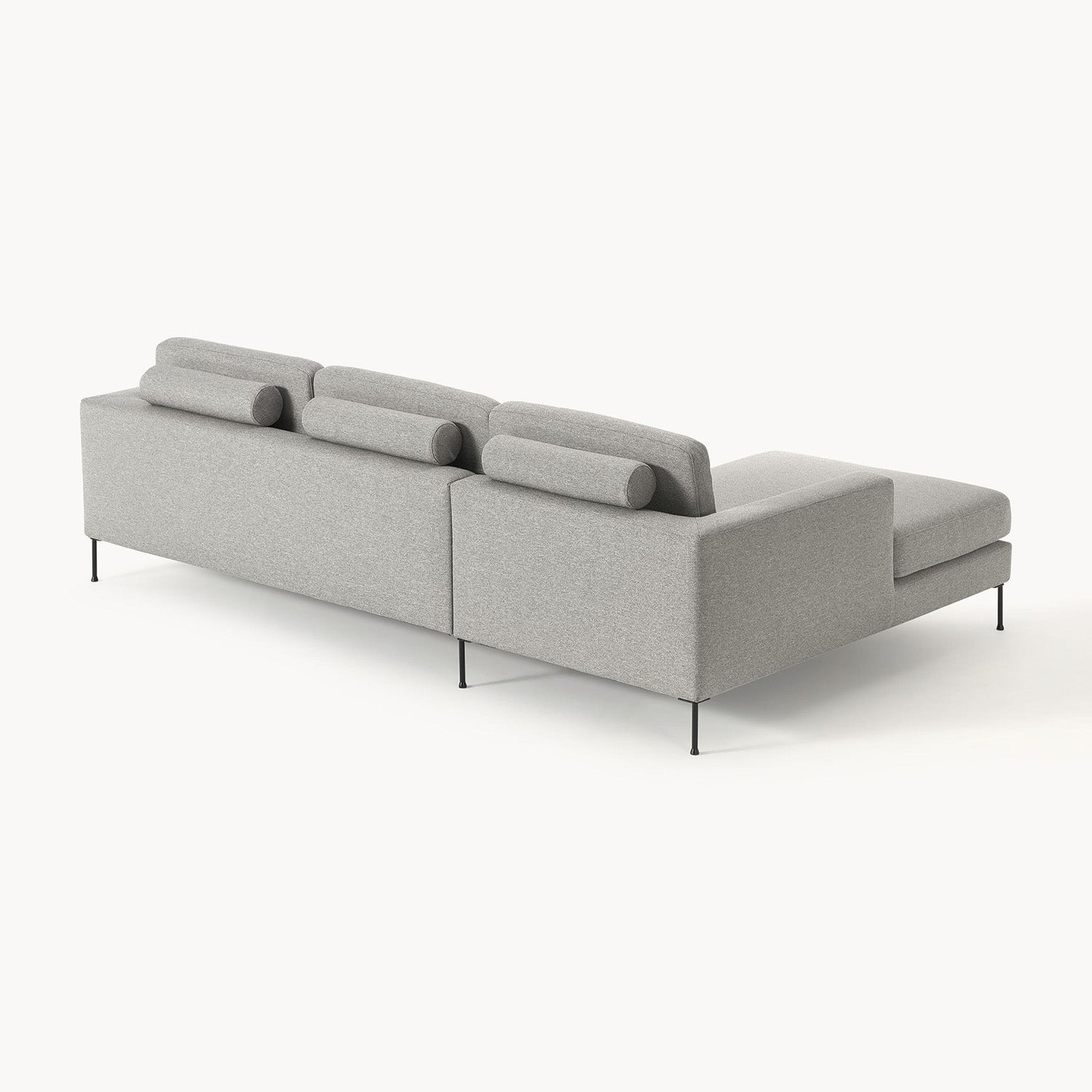 Garda L-Shape Sofa in Gray