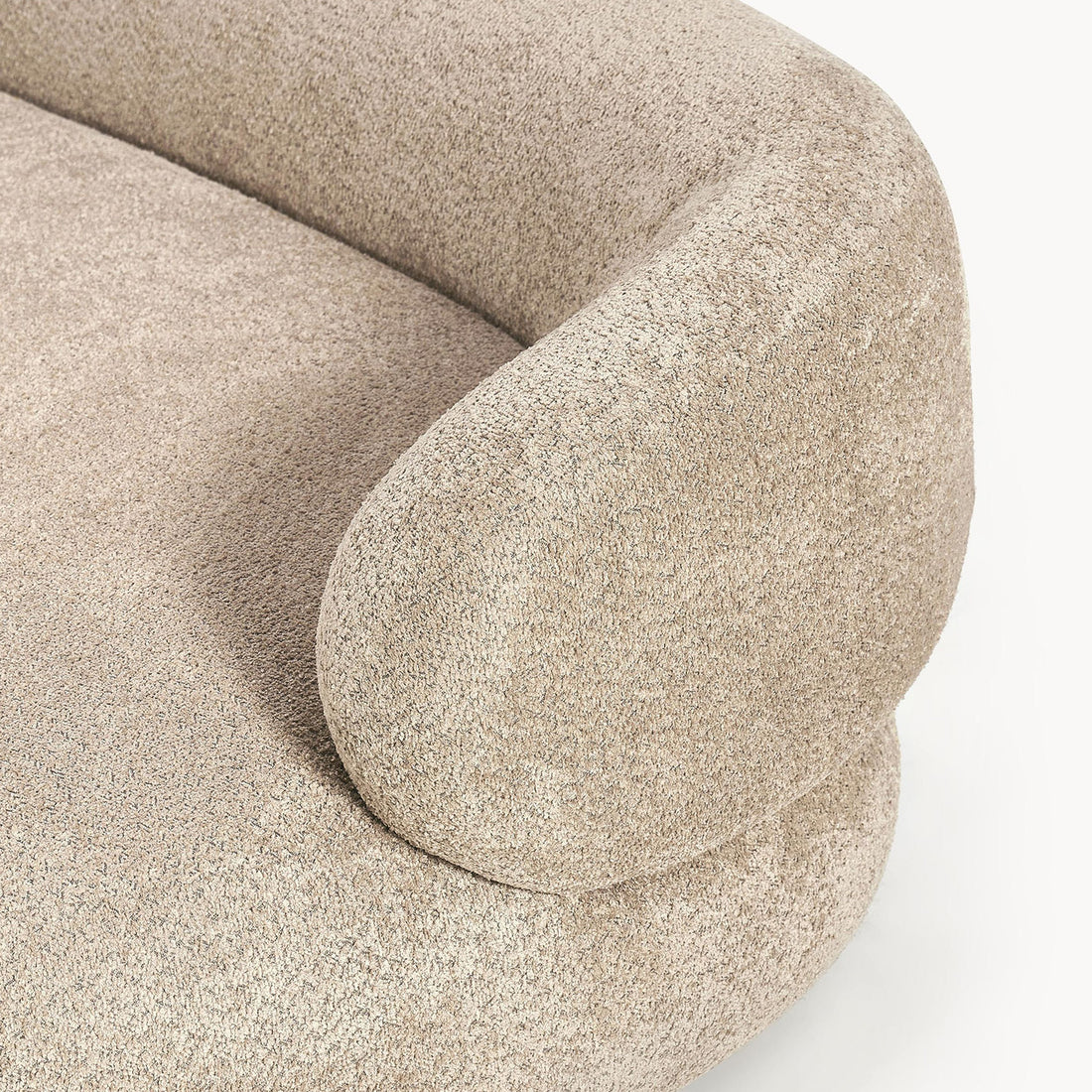 Stromboli Lounger Sofa in Rustic Beige