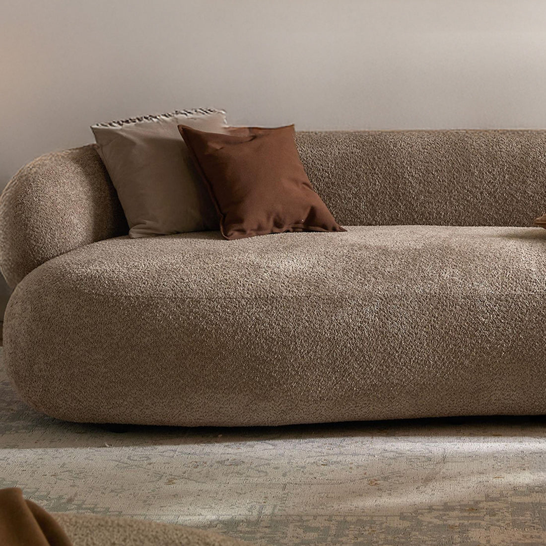 Stromboli Lounger Sofa in Rustic Beige