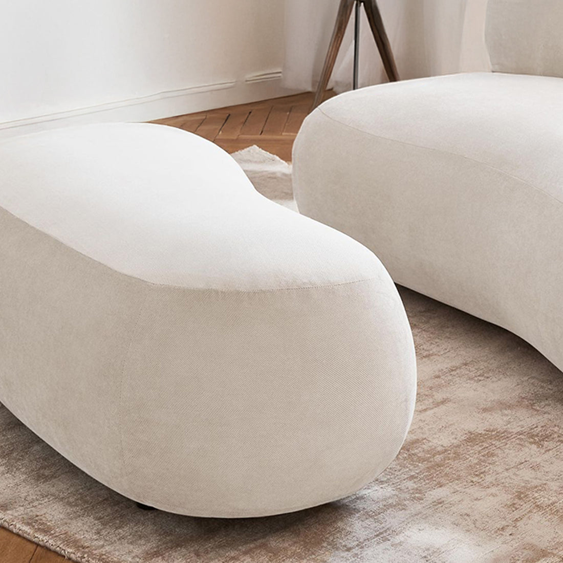 Stromboli Lounger Sofa in Off White