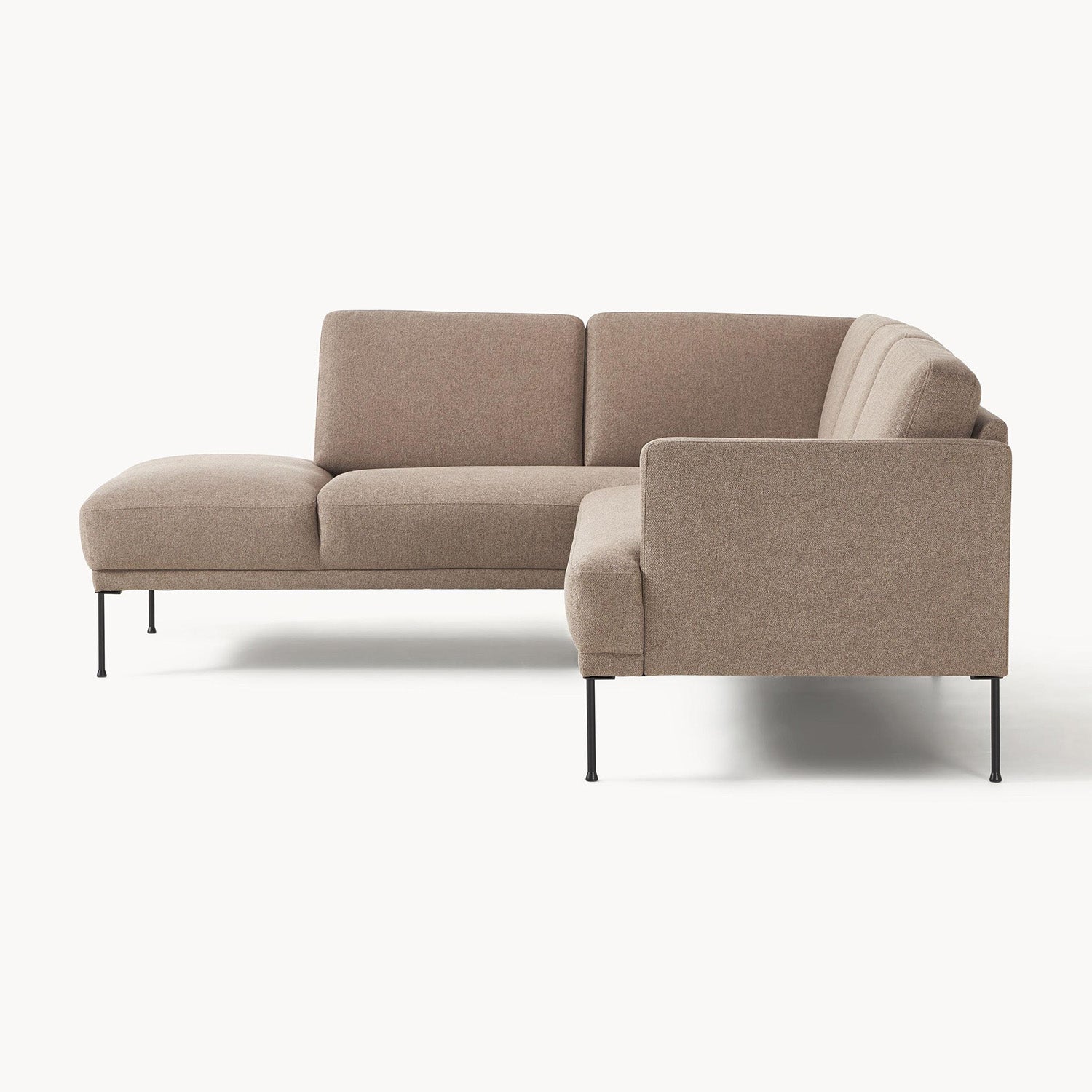 Catania L-Shape Sofa in Brownish Beige