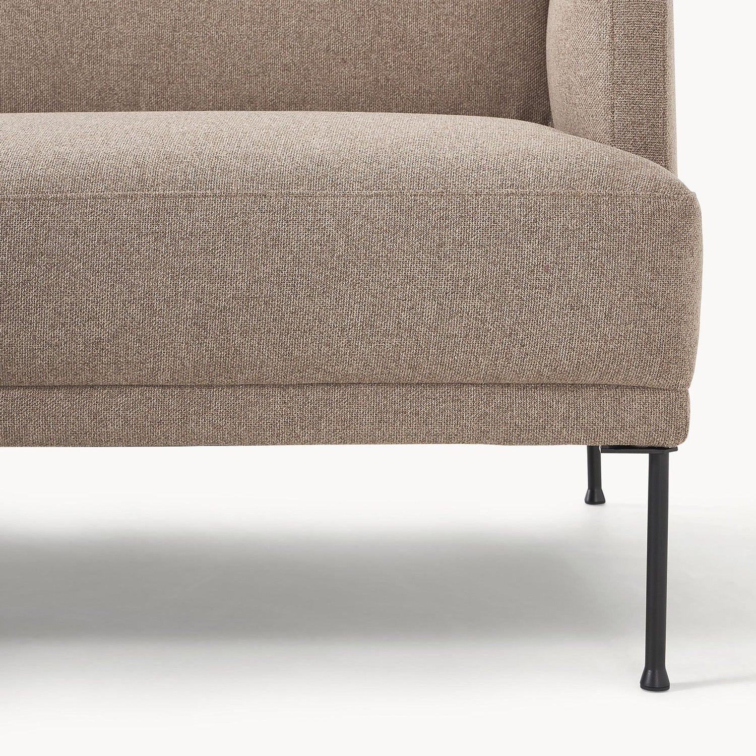 Catania L-Shape Sofa in Brownish Beige