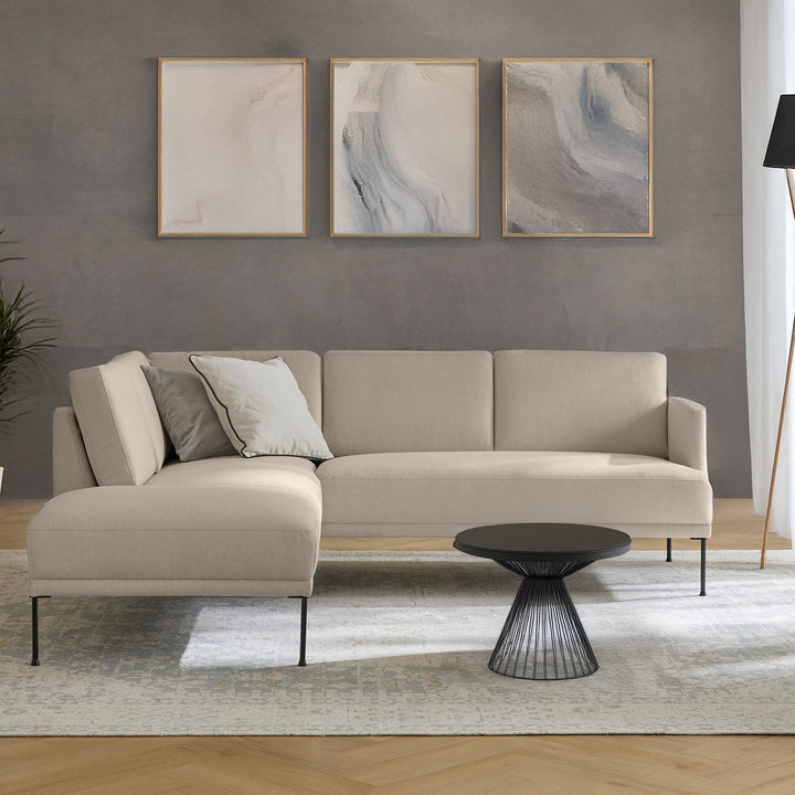 Catania L Shape Sofa - Off White – BLCK Homes