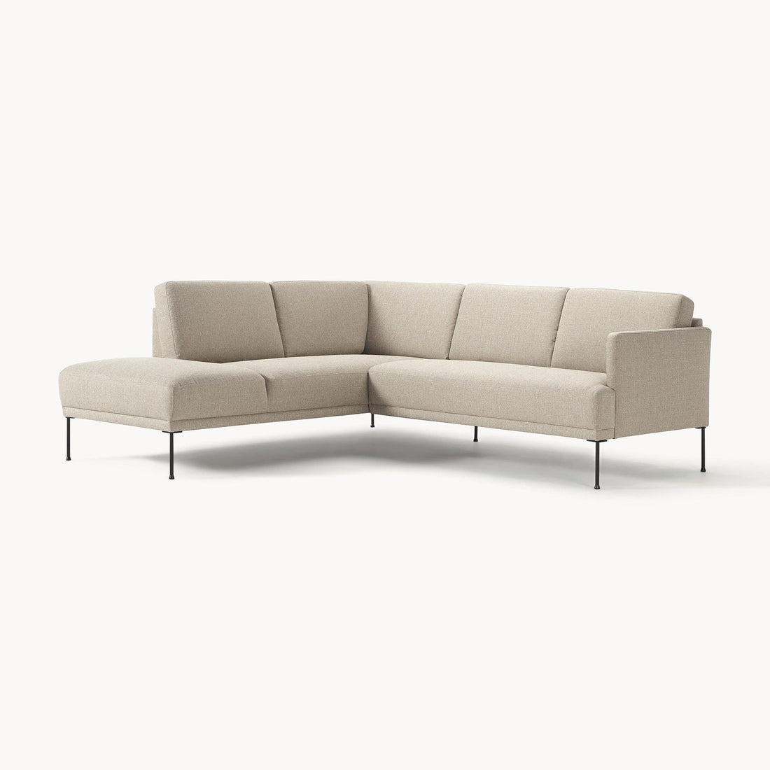 Catania L-Shape Sofa in Off White