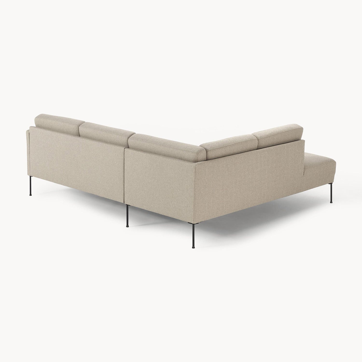 Catania L-Shape Sofa in Off White