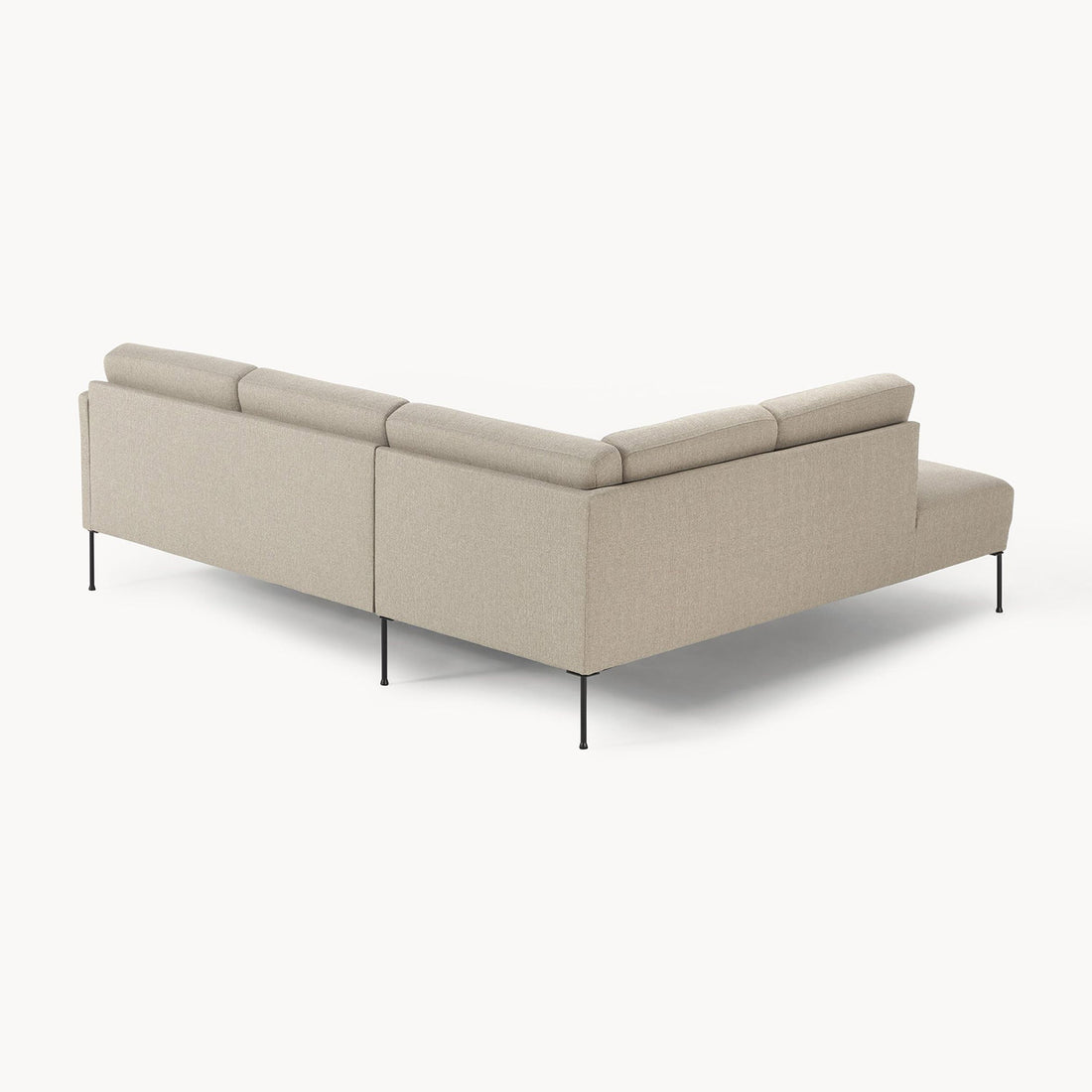 Catania L-Shape Sofa in Off White