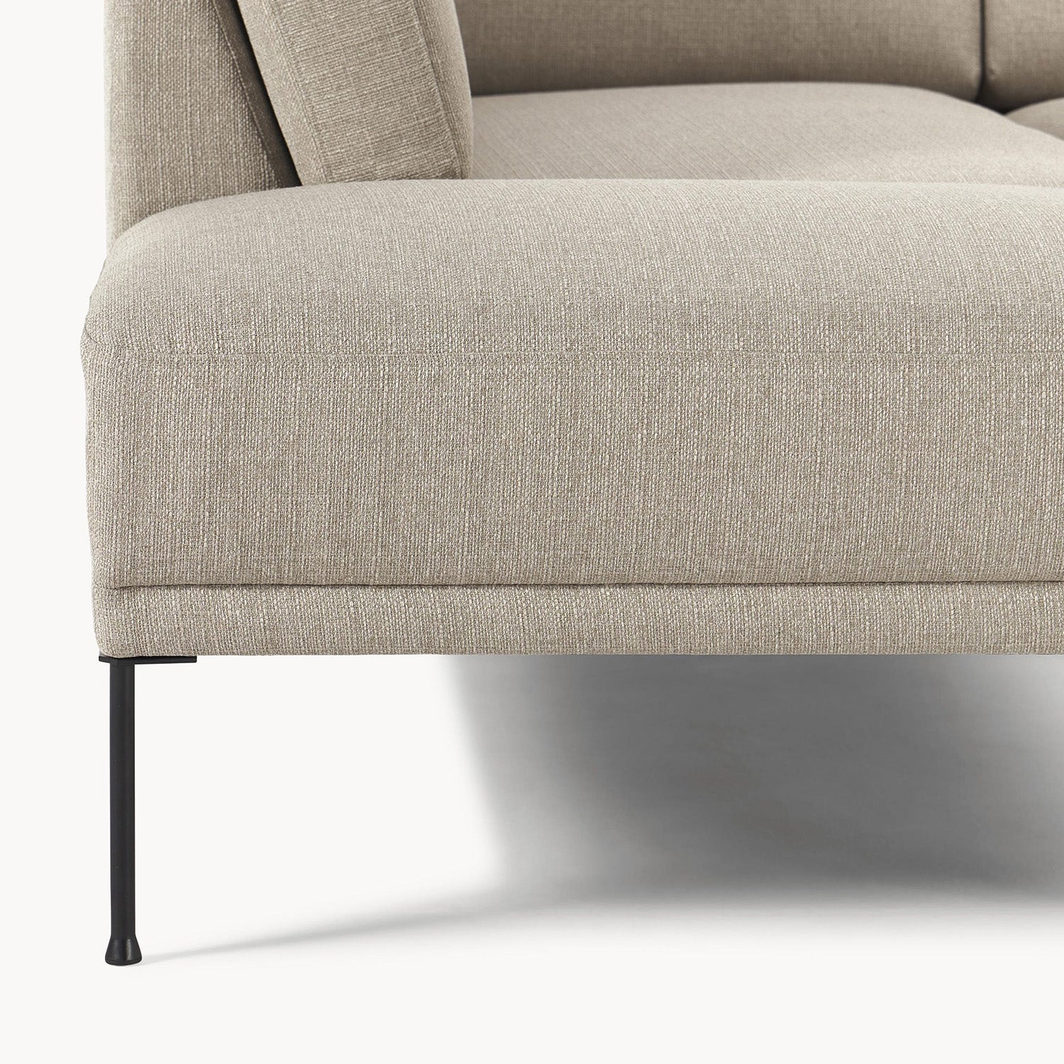 Catania L-Shape Sofa in Off White