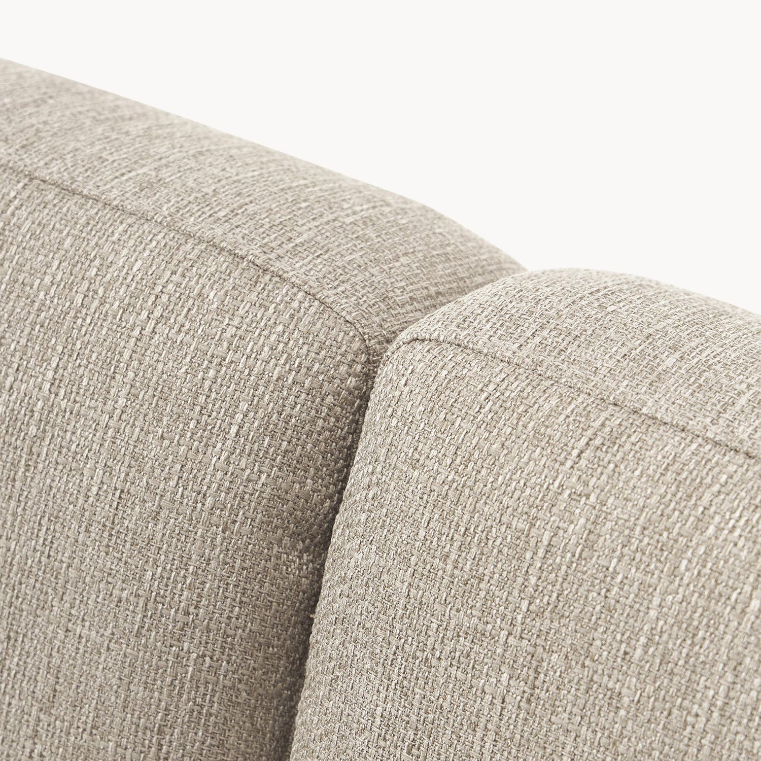 Catania L-Shape Sofa in Off White