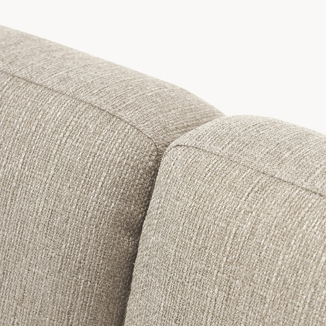 Catania L-Shape Sofa in Off White