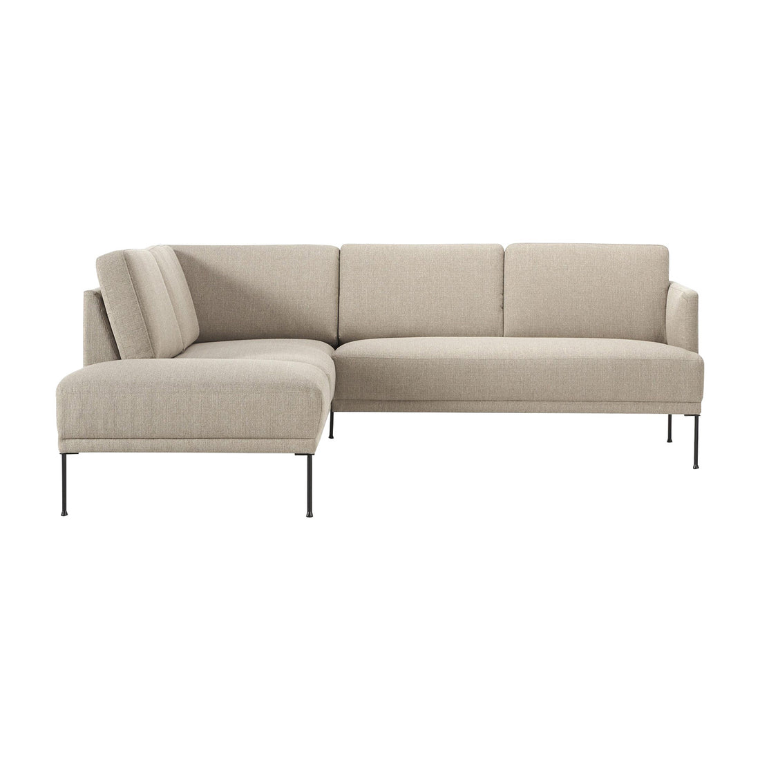 Catania L-Shape Sofa in Off White