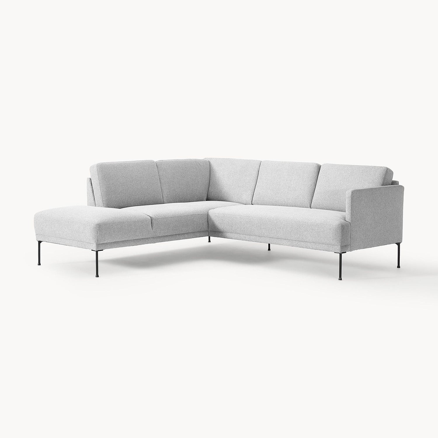 Catania L-Shape Sofa in Gray